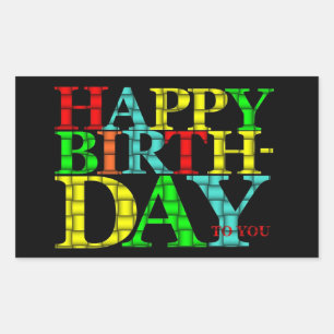 Happy Birthday Sticker