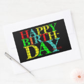 Happy Birthday Sticker (Umschlag)