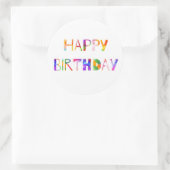 Happy Birthday Sticker (Tasche)