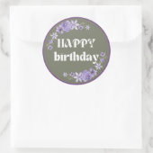 Happy Birthday Sticker (Tasche)