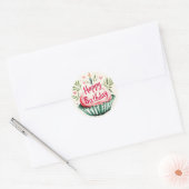 Happy Birthday Sticker - Typ Muffin (Umschlag)