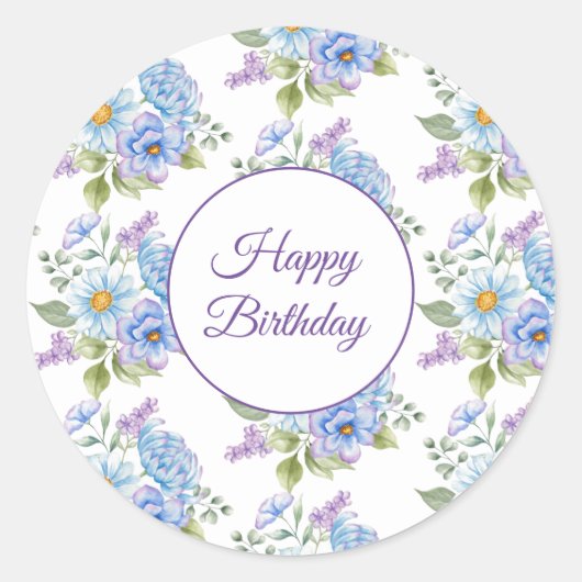 Happy Birthday Stickers (Vorderseite)