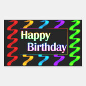 Happy Birthday Stickers (Vorderseite)