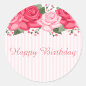 Happy Birthday Stickers (Vorderseite)