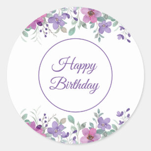 Happy Birthday Stickers