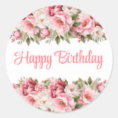 Happy Birthday Stickers (Vorderseite)