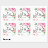 Happy Birthday Stickers (Blatt)