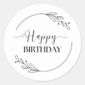 Happy Birthday Stickers (Vorderseite)