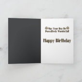 Happy Birthday - Stone Paws - Beagle Puppy Karte (Innenseite)