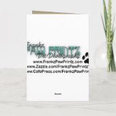 Happy Birthday - Stone Paws - Jack Russell Karte (Rückseite)