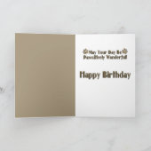 Happy Birthday - Stone Paws - Whippet Karte (Innenseite)