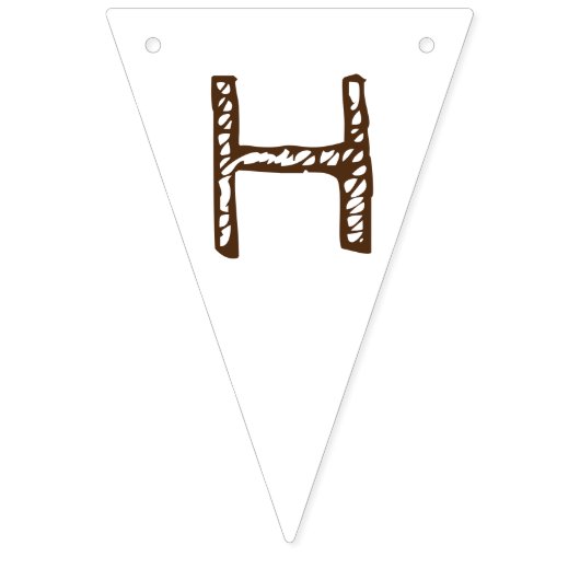 Happy Birthday Summer Camp Campfire S'mores Smores Wimpelkette (Zweite Fahne)