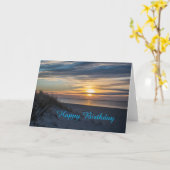 Happy Birthday Sunrise Karte (Gelbe Blume)