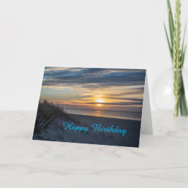 Happy Birthday Sunrise Karte