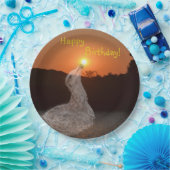 Happy Birthday Sunset Pappteller (Party)