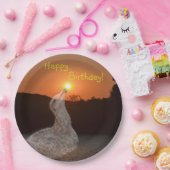 Happy Birthday Sunset Pappteller (Party)
