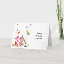 Happy Birthday Sunshine Card