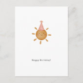 Happy Birthday Sunshine Card Postkarte (Vorderseite)