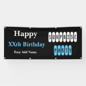 Happy Birthday Surprise Party Banner (Horizontal)