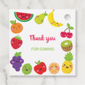 Happy Birthday Süßobst Geschenkanhänger (Rückseite)