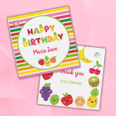 Happy Birthday Süßobst Geschenkanhänger