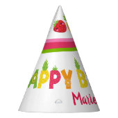 Happy Birthday Süßobst Partyhütchen (Links)