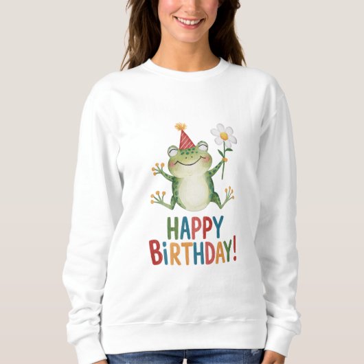 Happy Birthday Sweatshirt (Vorderseite)
