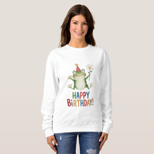 Happy Birthday Sweatshirt (Vorne ganz)