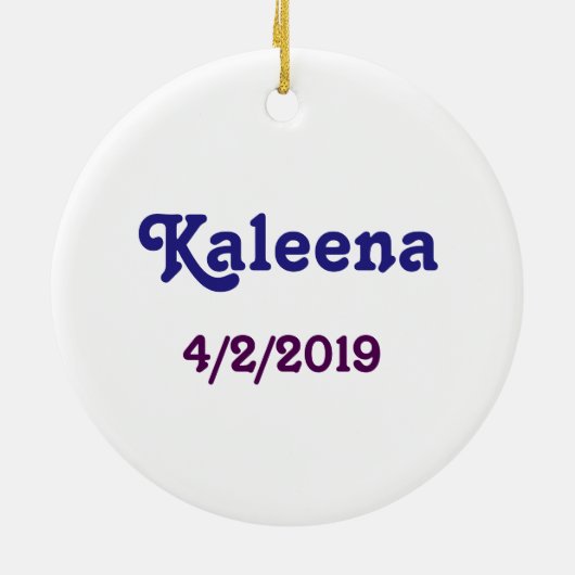 Happy Birthday Sweet 16 mit Text Keramik Ornament (Hinten)