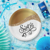 Happy Birthday Sweet 16 Pappteller (Party)