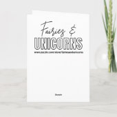 Happy Birthday Sweet Girl Karte (Rückseite)