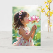 Happy Birthday Sweet Girl Karte (Gelbe Blume)