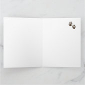 Happy Birthday Sweetheart Blank Wolf, Wolves art Karte (Innenseite)