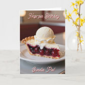 Happy Birthday Sweetie Pie! Karte (Gelbe Blume)