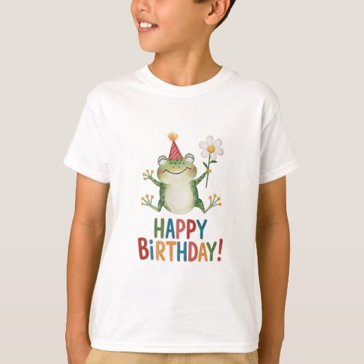 Happy Birthday T-Shirt (Vorderseite)