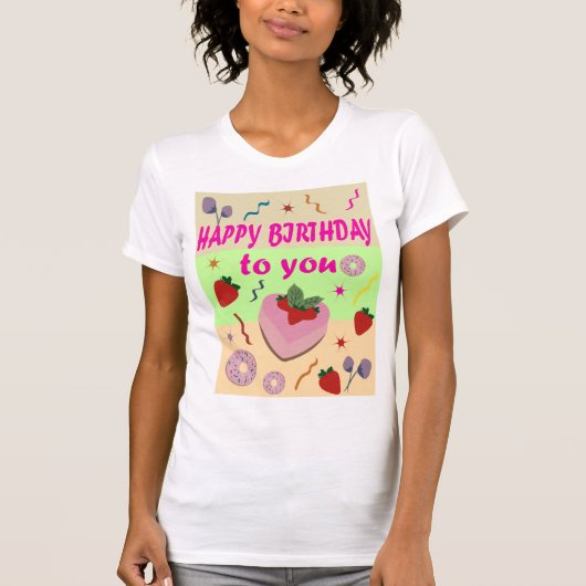 Happy Birthday T-Shirt (Vorderseite)