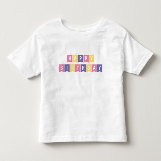 Happy Birthday T - Shirt (Vorderseite)