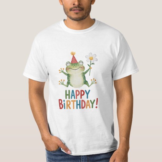 Happy Birthday T-Shirt (Vorderseite)