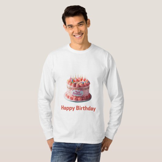 Happy Birthday T Shirt Design (Vorne ganz)