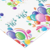 Happy Birthday Tablecloth 16 . Geburtstag Tischdecke (Schrägansicht)