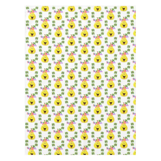Happy Birthday Tablecloth Birne Tischdecke (Vorderseite)