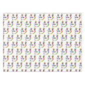 Happy Birthday Tablecloth Candles Balloons Tischdecke (Vorderseite (Horizontal))