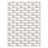 Happy Birthday Tablecloth Candles Balloons Tischdecke (Vorderseite)