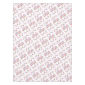 Happy Birthday Tablecloth Celebrate Pink Tischdecke (Vorderseite)