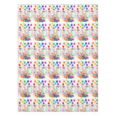 Happy Birthday Tablecloth Confetti Tischdecke (Vorderseite)