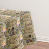Happy Birthday Tablecloth Construction Tools Tischdecke (Beispiel)