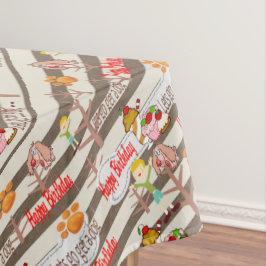 Happy Birthday Tablecloth für einen Hund Tischdecke