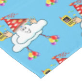 Happy Birthday Tablecloth IPhone Text Cloud Tischdecke (Schrägansicht)