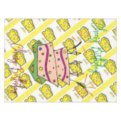 Happy Birthday Tablecloth Käse Tischdecke (Vorderseite (Horizontal))