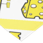 Happy Birthday Tablecloth Käse Tischdecke (Schrägansicht)
